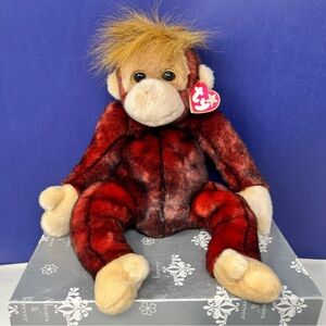 1999 Ty Beanie Buddy Sweetheart the orangutan  w/ ear & tush tag